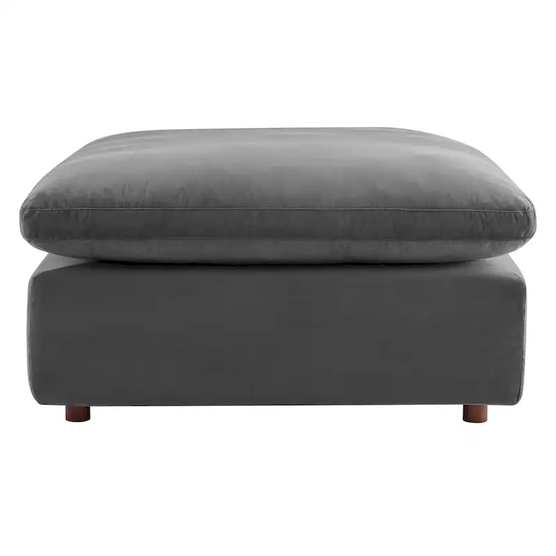 Commix Down Filled Overstuffed Velvet 7-Piece Sectional Sofa