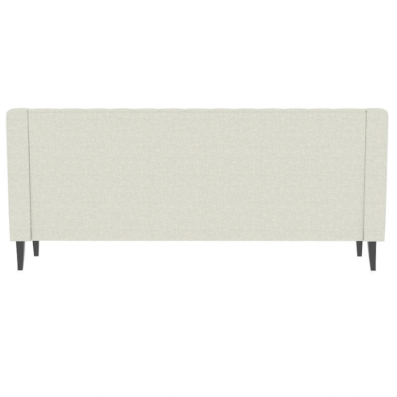 78.75 Polyester 3-Seater Sofa with Tufted Back and Cushions