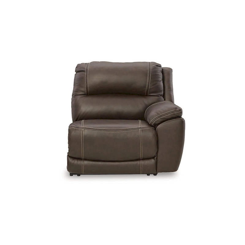 Signature Design by Ashley Dunleith Brown 5-Piece Power Reclining Sectional - 123W x 123D x 43H