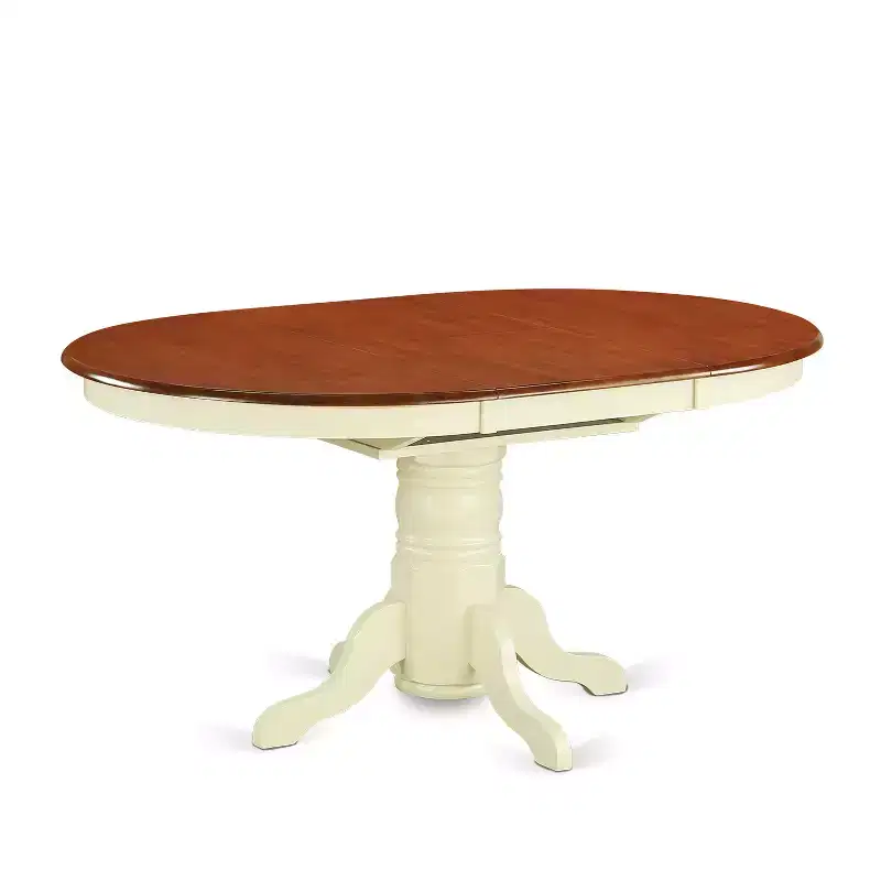 HomeStock Dining Table Set Butterfly Leaf Chairs 42x60 Inch