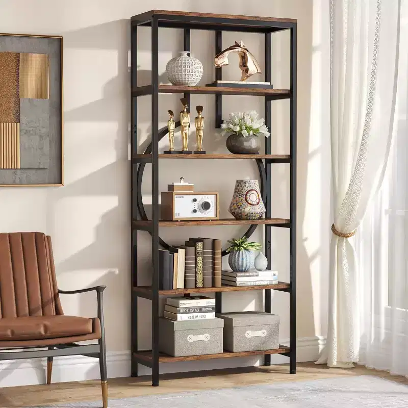 Tribesigns 70.87 6-Tier Tall Bookcase