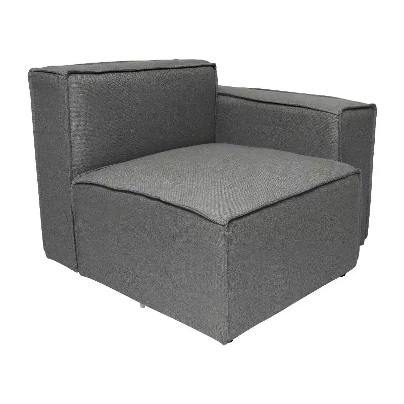 Merrick Lane Modular Right Side Chair with Arm Rest