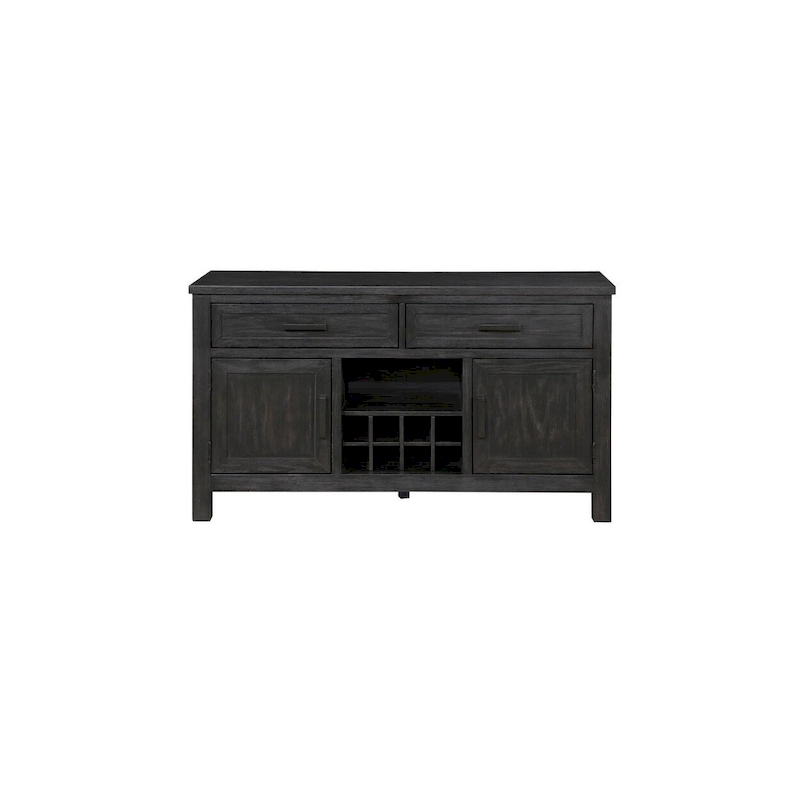 Kersey Antique Black Transitional Dining Room Set
