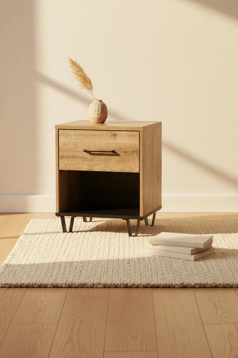 1-drawer Nightstand - Weathered Oak