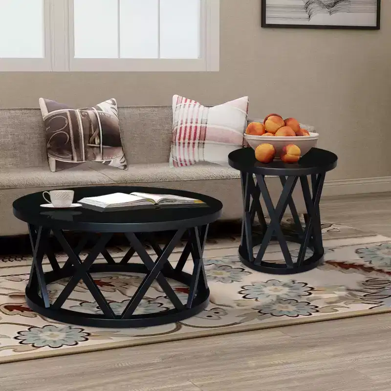 40 Ceylon Round Coffee Table - International Concepts