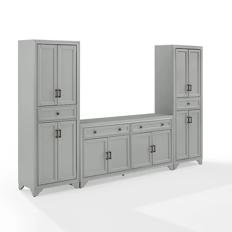 3-piece Sideboard and Pantry Set - 15x108.5x67.75
