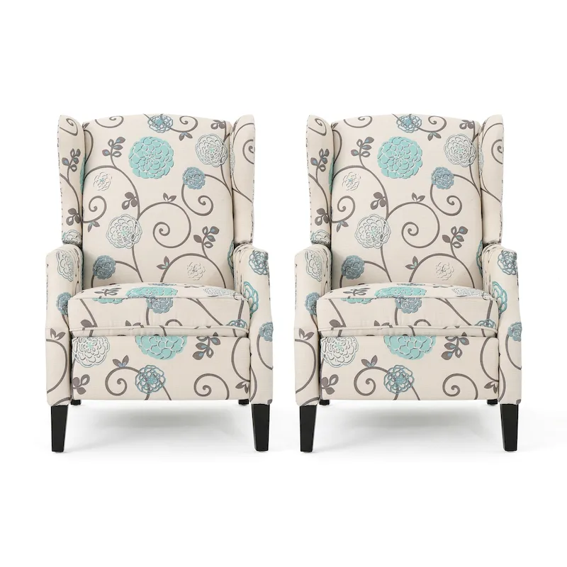 Wescott Contemporary Recliners (Set of 2) by Christopher Knight Home