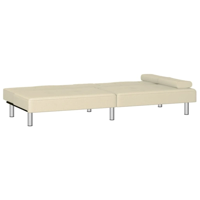 vidaXL Sofa Bed Foldable Sleeper Sofa Couch Bed with Cup Holders Faux Leather - 78.7 x 35 x 27.6