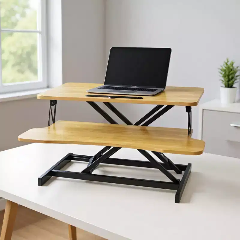 MDF Sit-Stand Desk Converter 26''H x 32''D x 16.5''W