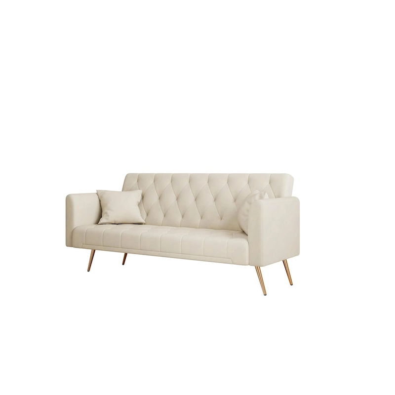 71 Convertible Double Folding Living Room Sofa Bed