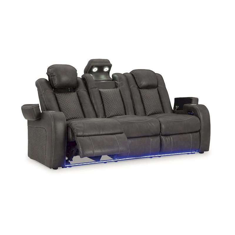 Signature Design by Ashley Fyne-Dyme Power Reclining Sofa - 85 W x 43 D x 43 H