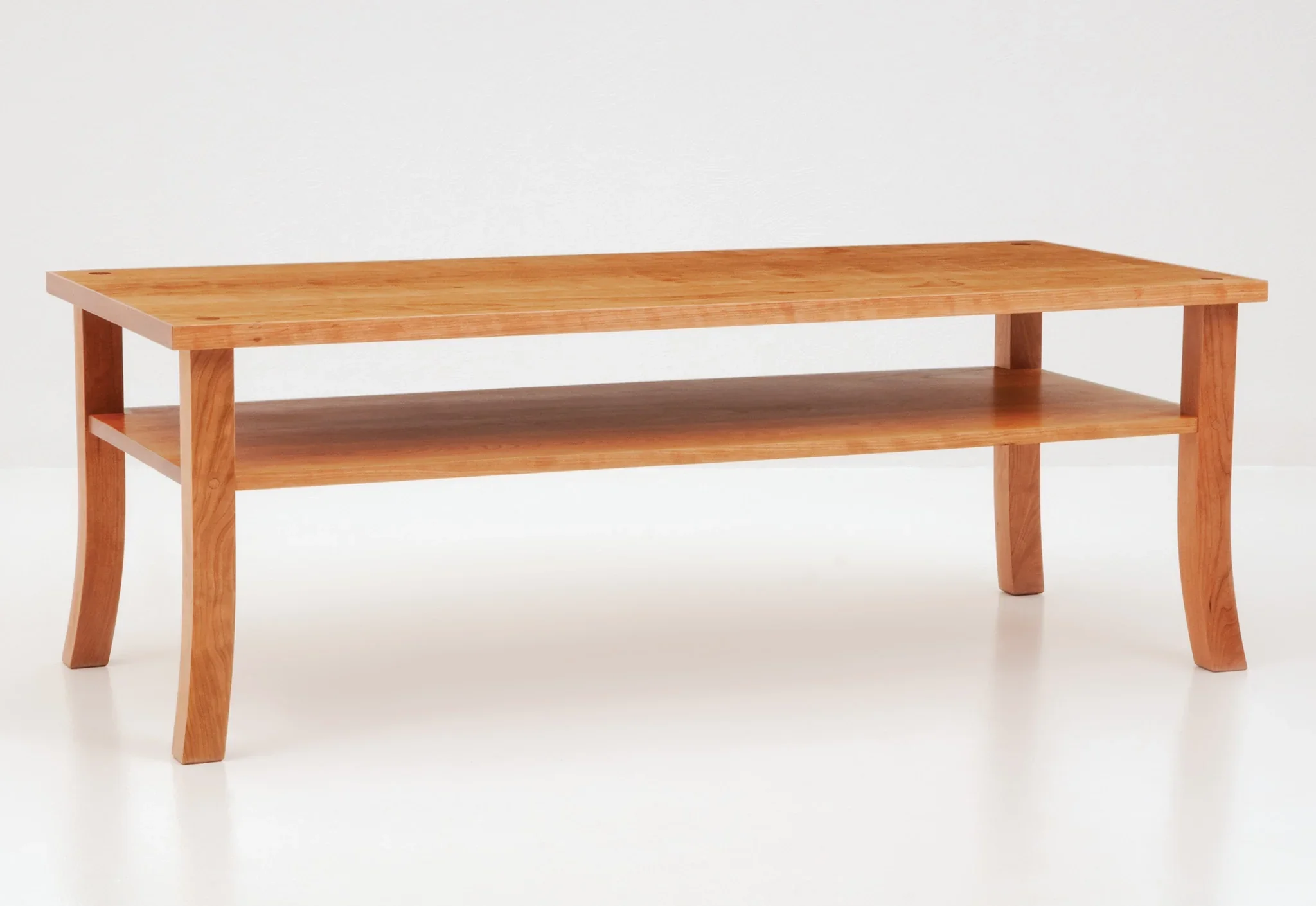 Coffee Table - The Coffee Table utilizes traditional joinery, with wedged through tenons forming a visible junction