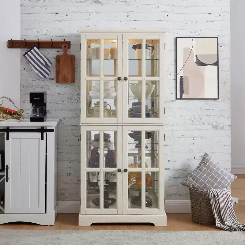 Waterproof Bathroom Countertop Cabinet – 1 Door 1 Shelf Space-Saving MDF
