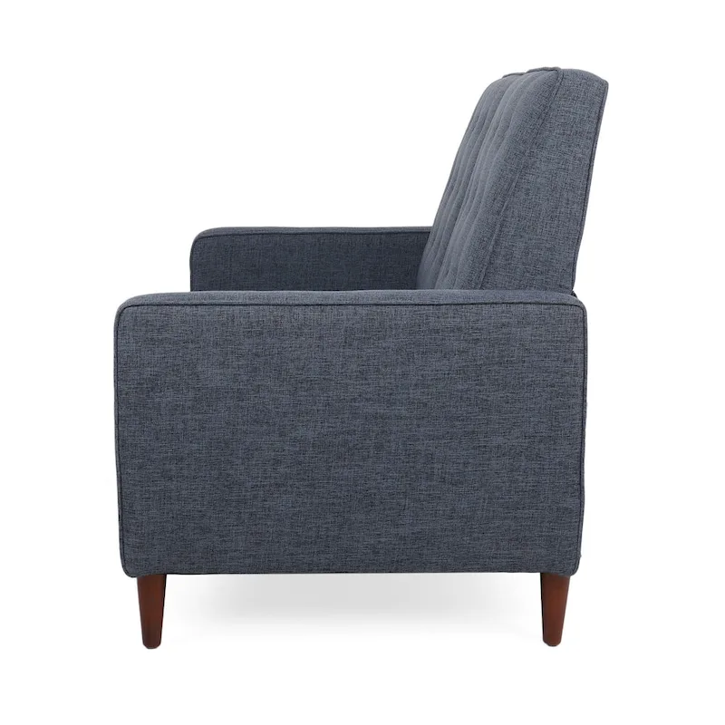 Denison Upholstered Loveseat Pushback Recliner by Christopher Knight Home