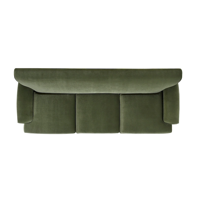 Alana Lawson 88 Inch Living Room Sofa  Three Cushion Couch with Rolled Arms and Tight Back  Minimal Assembly Required