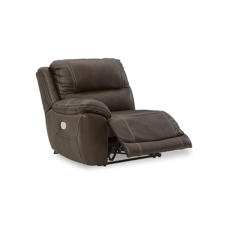 Signature Design by Ashley Dunleith Brown 5-Piece Power Reclining Sectional - 123W x 123D x 43H