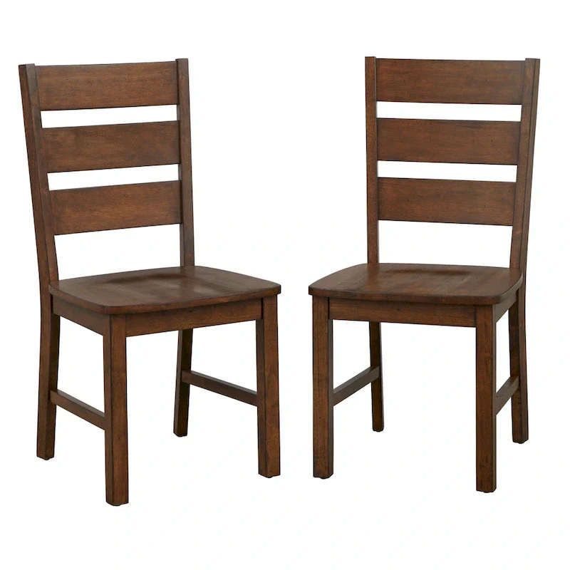 Solid Wood Dining Chairs (Set of 2)