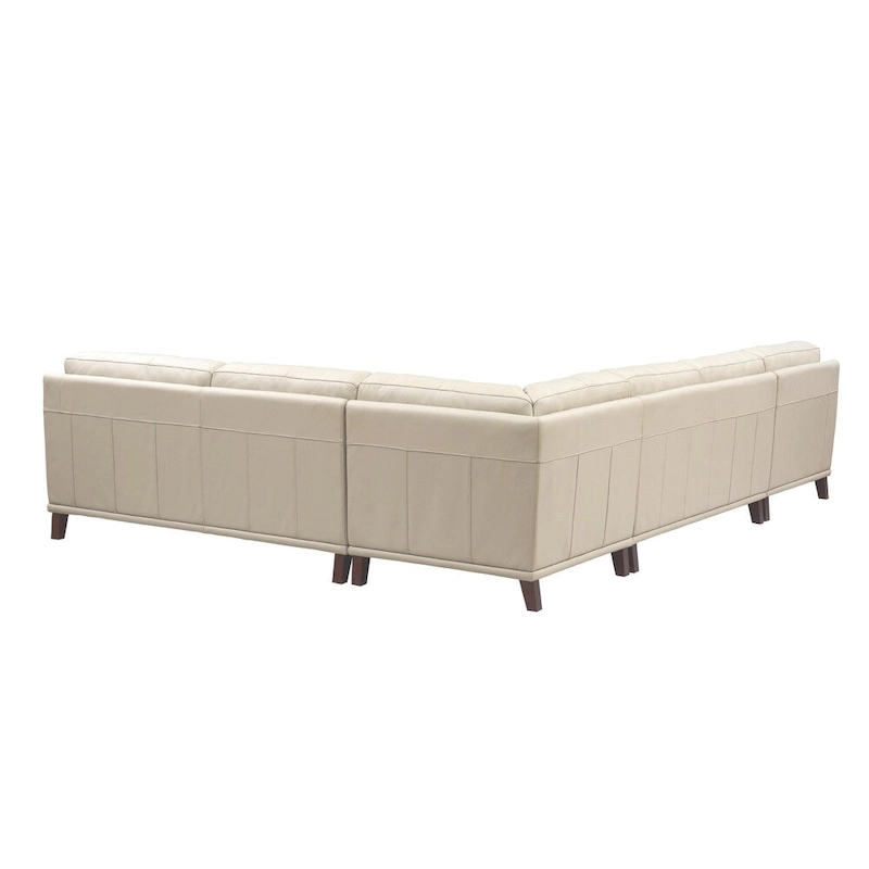 Hydeline Hayward Top Grain Leather Sectional Sofa with Chaise