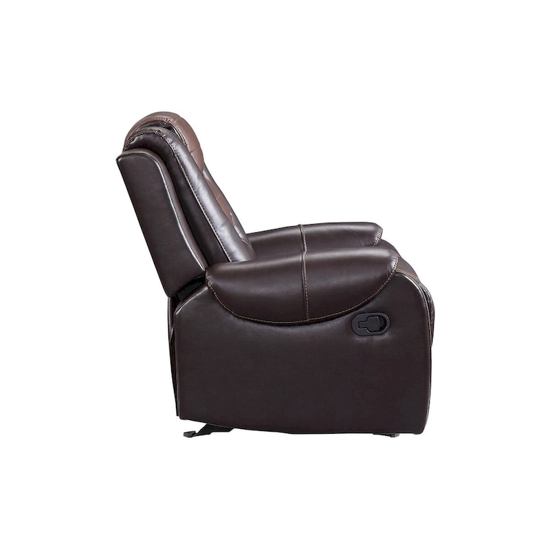Grete Brown Premium Faux Leather Living Room Set