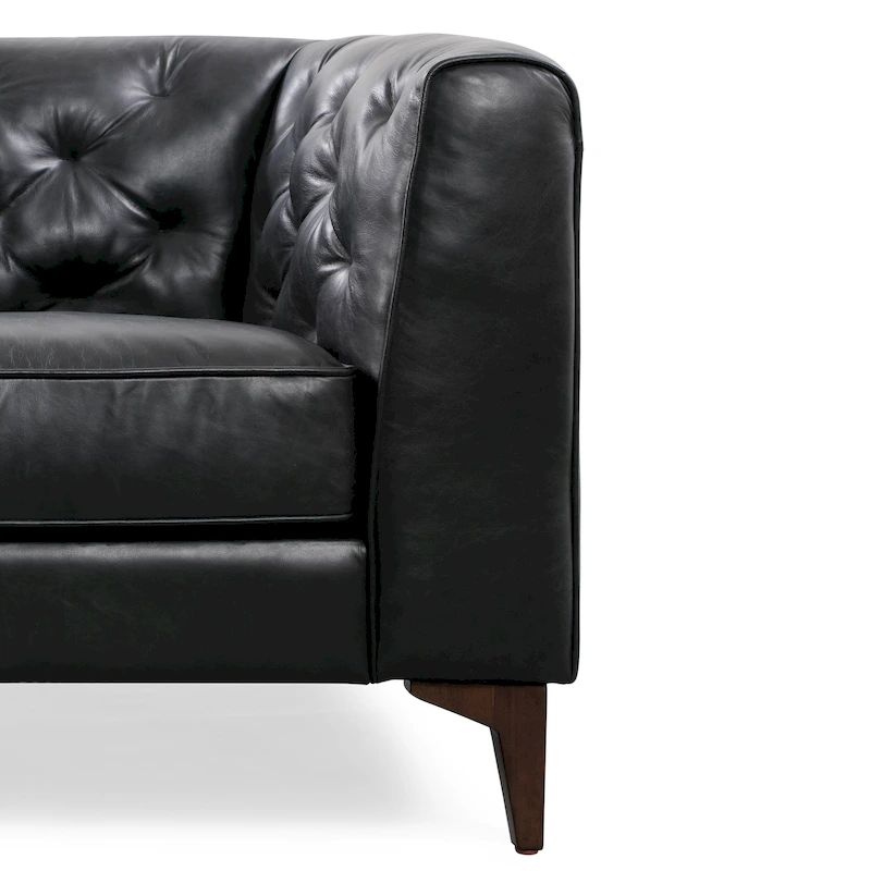 Poly & Bark Essex 89 Sofa - Full Grain Genuine Italian Leather