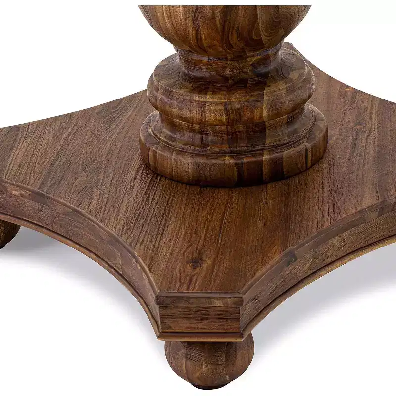 Rubberwood Round Dining Table 30''H x 48'' Diameter