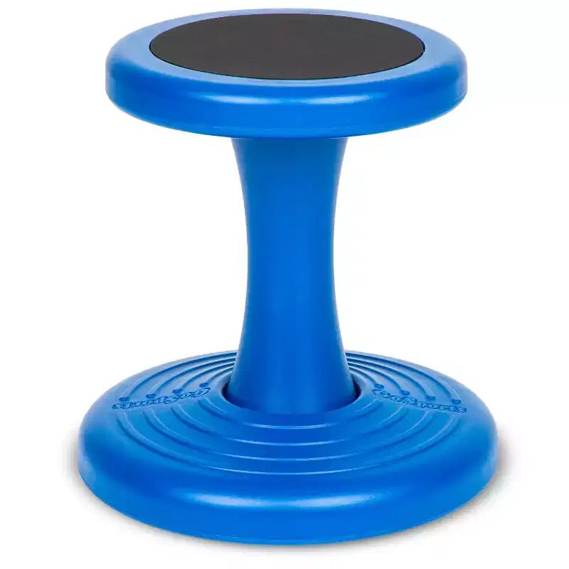 Kids Wobble Sensory Stool, 360° Active Seating for ADHD & Fidgety Kids, Padded Foam Seat, Non-Slip Base, 14