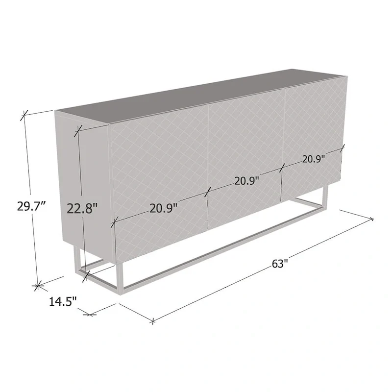 Lattice 02 63 Sideboard