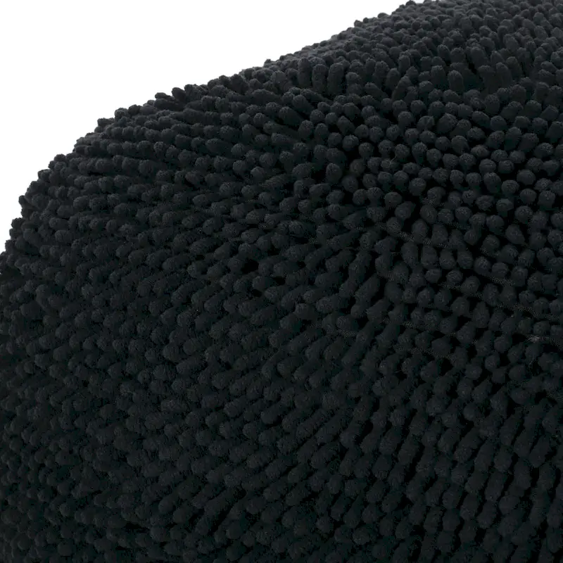 Moloney Modern Microfiber Chenille Pouf by Christopher Knight Home