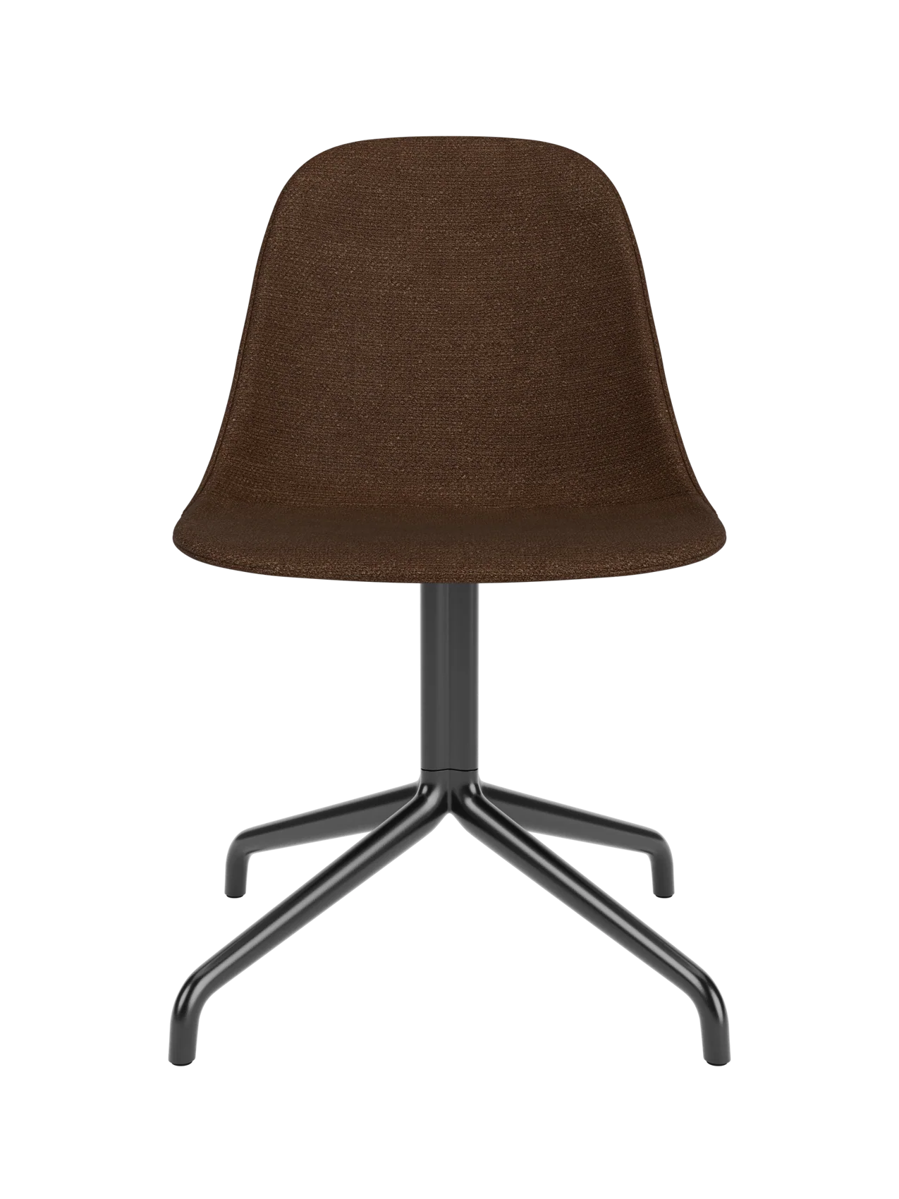 Swivel Side Dining Chair, Black Star Base ¨C 25mm Foam Seat