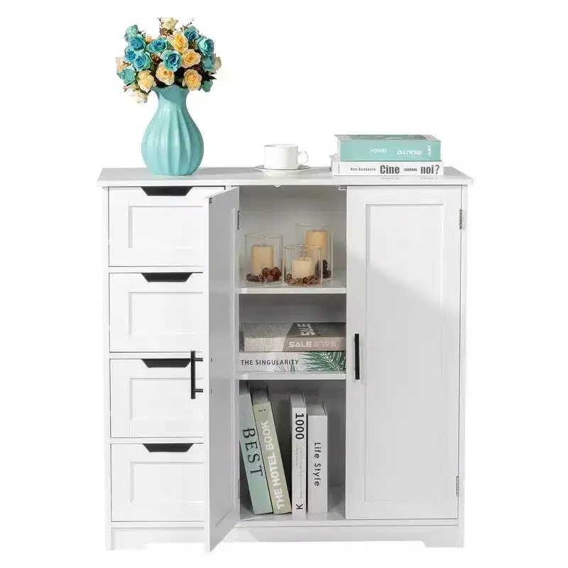 Karl Home | Freestanding Bathroom Cabinet White