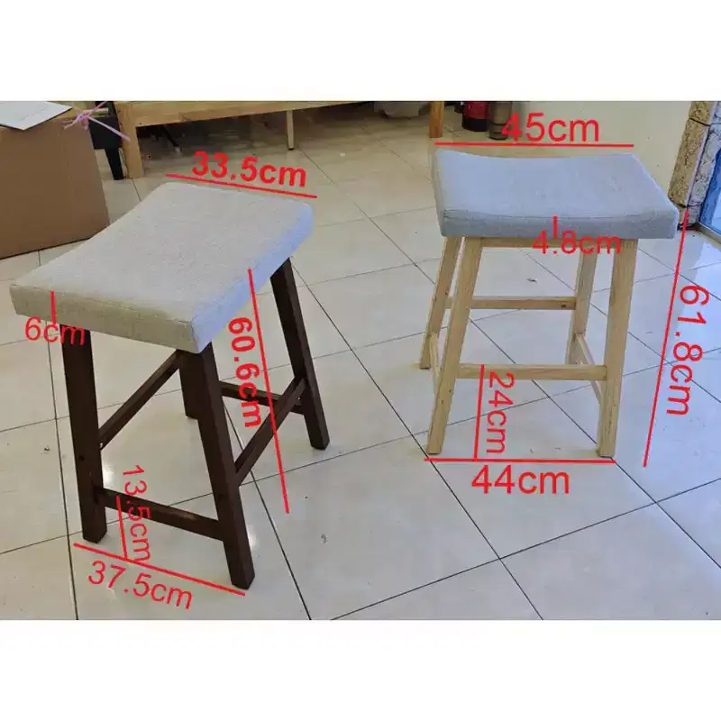 Counter Height Upholstered Bar Stools for Kitchen Dining