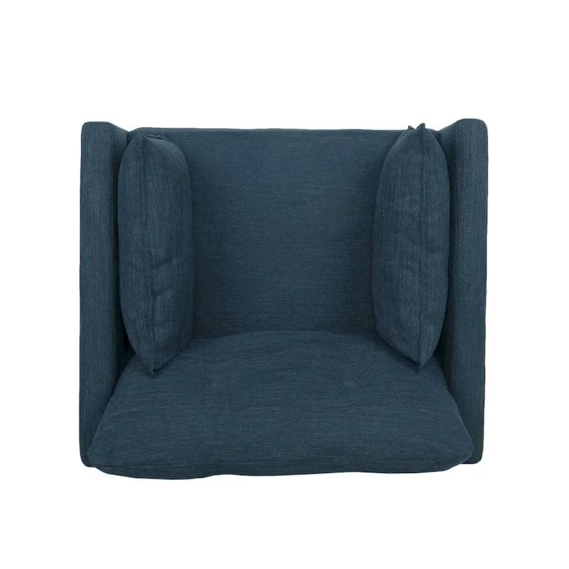 Symonds Tufted Club Chair with Accent Pillows by Christopher Knight Home