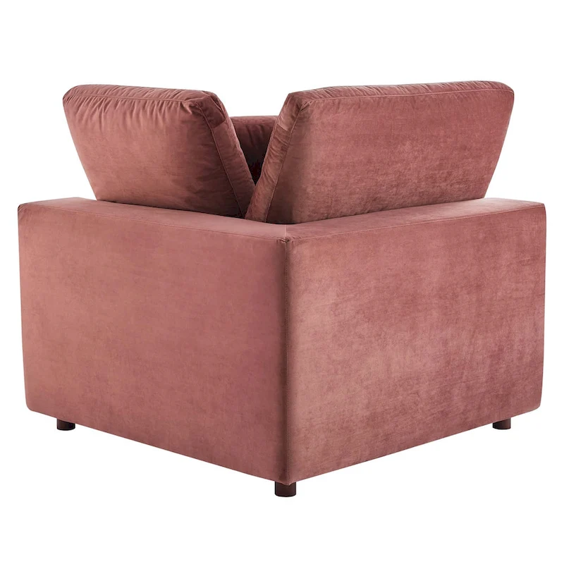 Commix Down Filled Overstuffed Velvet 7-Piece Sectional Sofa