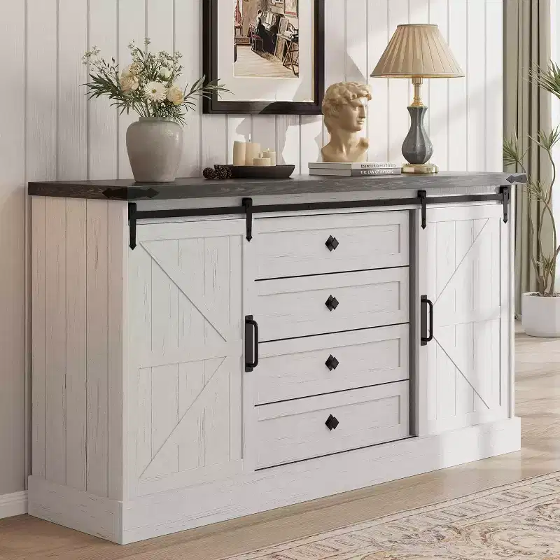 Farmhouse 4-Drawer Dresser, 59