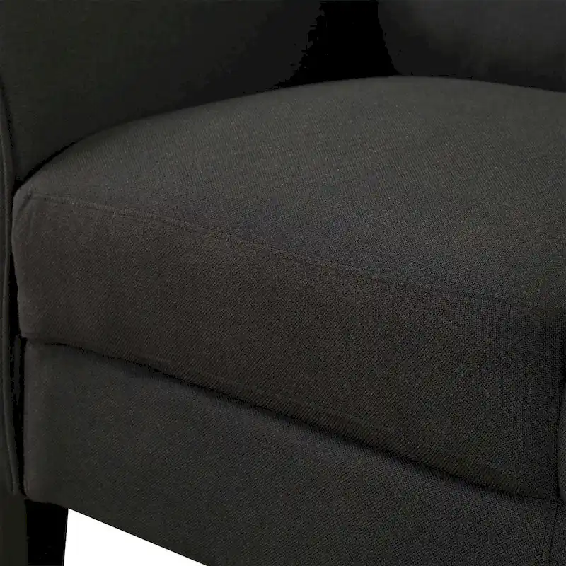 3-Seat Linen Fabric Sofa