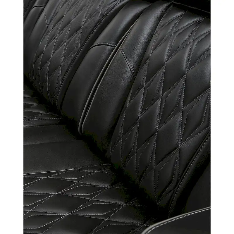 Signature Design by Ashley Boyington Black Power Reclining Sofa - 86W x 38D x 44H