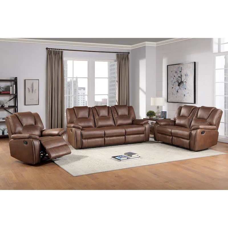 Steve Silver Kameryn Faux Leather Manual Recliner