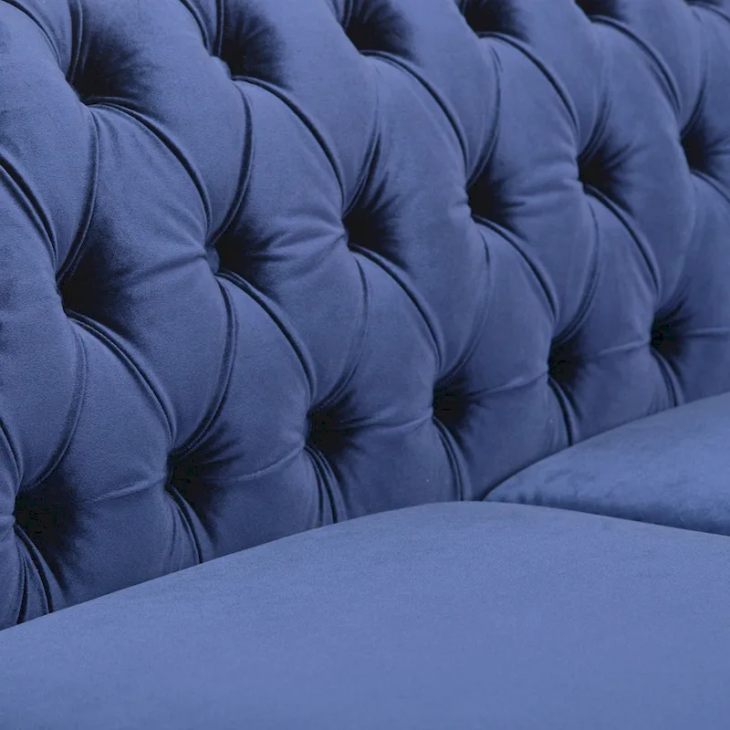 Parksley Tufted Velvet Chesterfield Sofa by Christopher Knight Home