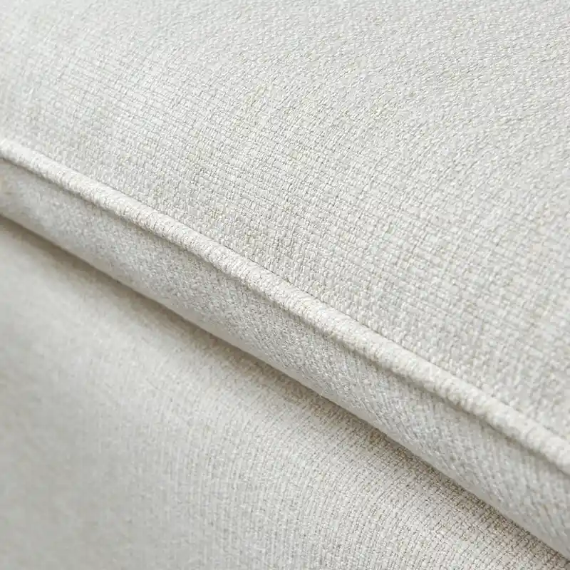 L-Shaped Linen Sectional Sofa with Chaise