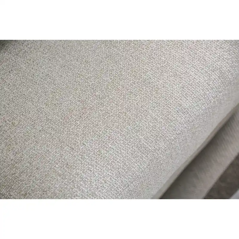 Zito Transitional Grey Linen Fabric Padded Sofa by Furniture of America