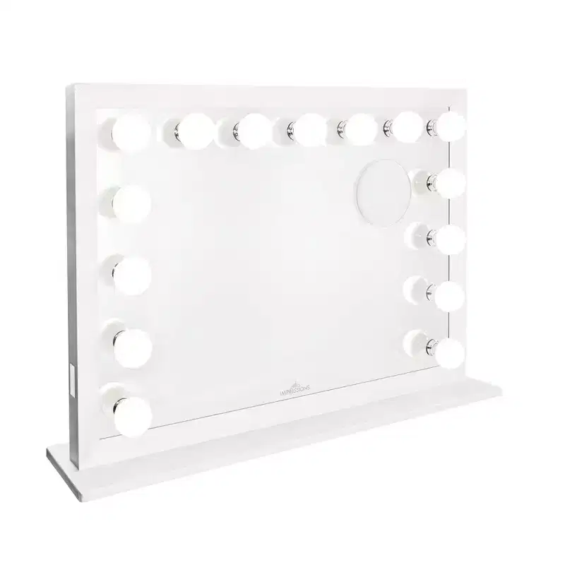 Hollywood Style LED Vanity Mirror with Bluetooth Speaker and Dimmer