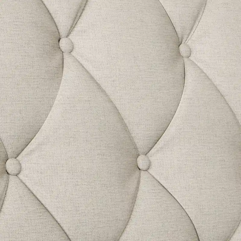 78.75 Polyester 3-Seater Sofa with Tufted Back and Cushions