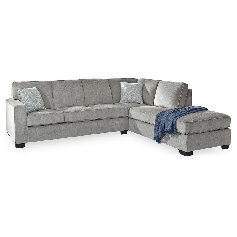 2-Piece Sleeper Sectional Sofa with Chaise | Pull-Out Bed | Upholstered | Living Room