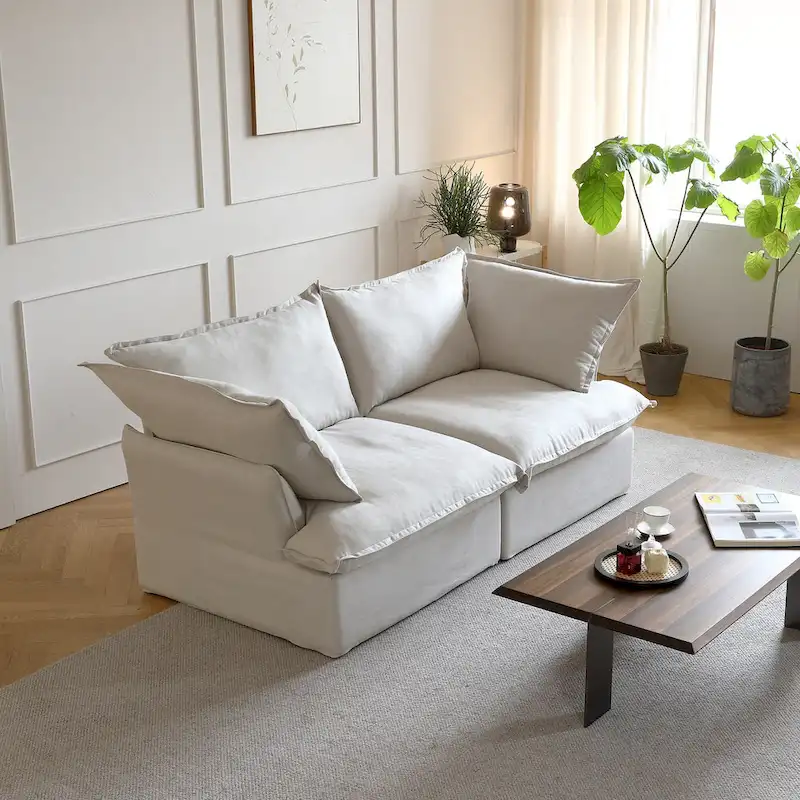 82.66 Upholstered Loveseat sofas sectional counch