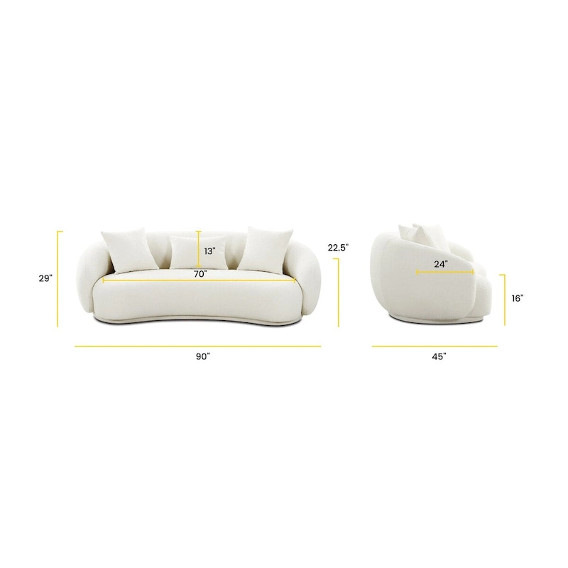 Poly and Bark Nimes Sofa