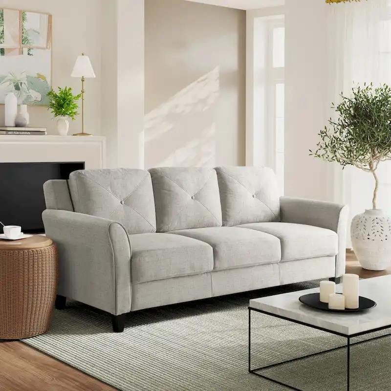 iLounge Harvard Microfiber Sofa