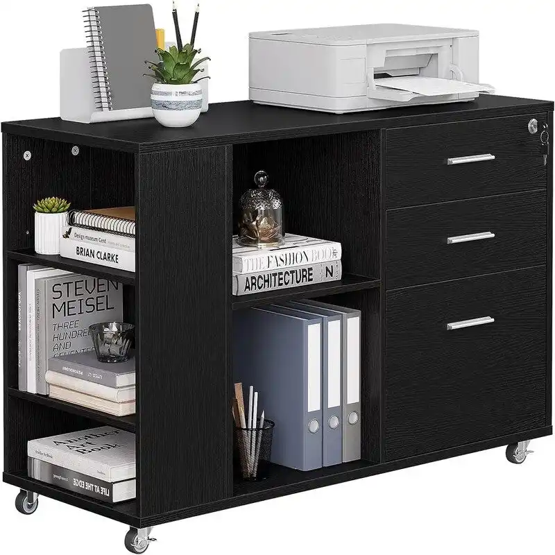 3 Drawer Lateral Filing Cabinet - 15.74D x 39.37W x 25.59H