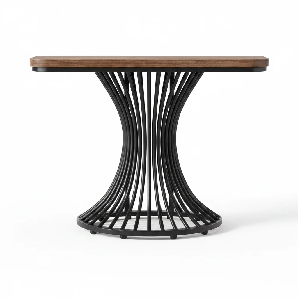 Console Table Accent Table Brown/Black