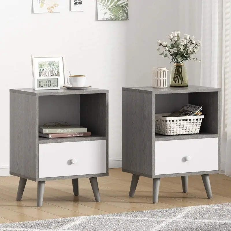 Modern Wood Nightstand