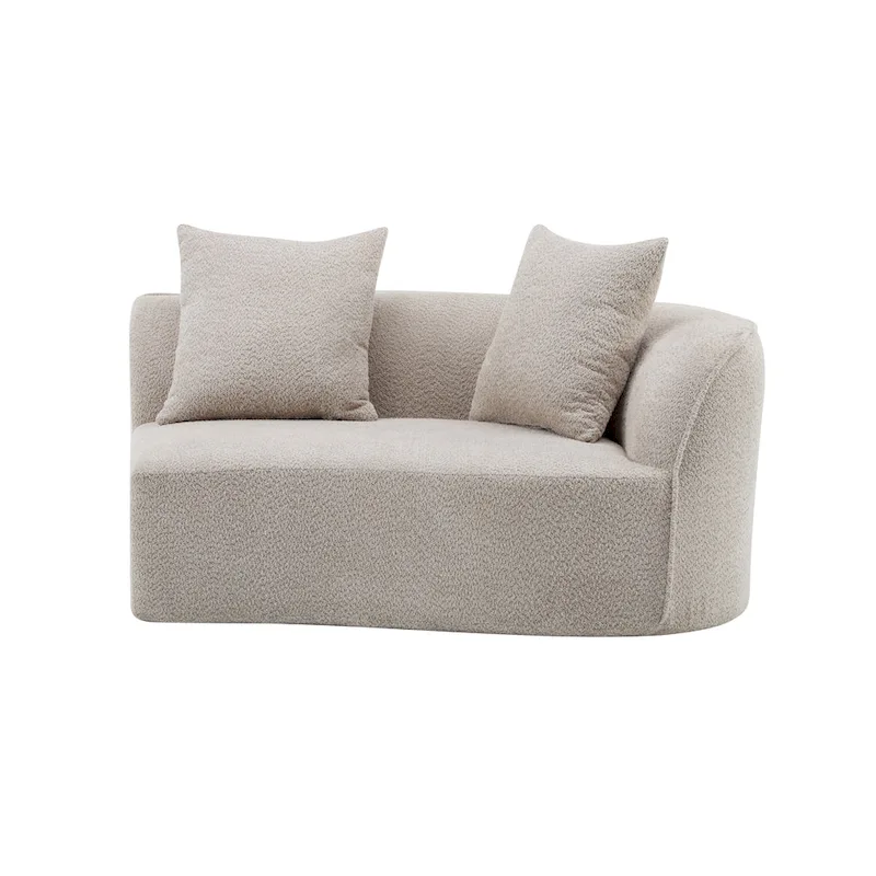 Christopher Knight Home - Linda Fabric Curved Sectional Sofa